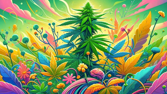 Cannabis the whole plant.  As explained in Kim Sarson's book Midlife Magic